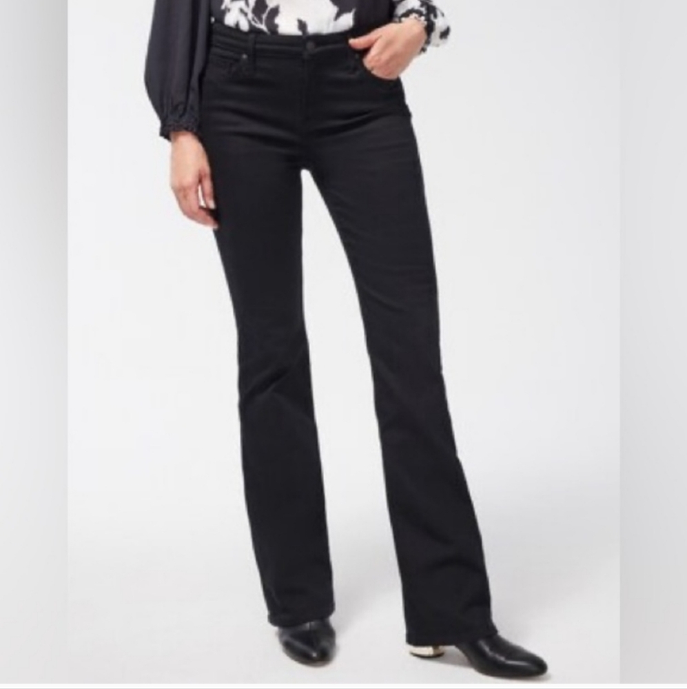 CHICO’S So Slimming Girlfriend Flare Jeans Black